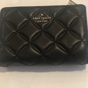 Kate Spade Black Quilted Leather Accessory